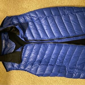 Calvin Klein Blue Puffer Vest